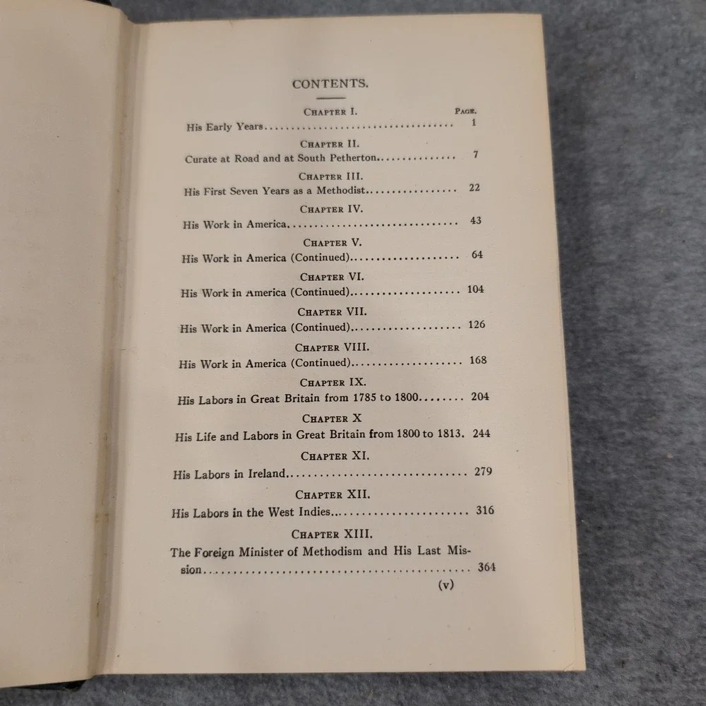 Life of Thomas Coke Warren Candler 1923 Methodist Founders Series Hardcover - Picture 4 of 5